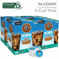 Keurig Dr Pepper . McCafe K-Cup Iced Duos Cookies & Caramel Coffee, 4 / Carton, GMT9881CT