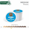 Keurig Dr Pepper McCafe K-Cup Iced Duos Cookies & Caramel Coffee, 4 / Carton, GMT9881CT