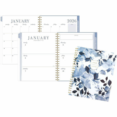 ACCO Cambridge Leah Bisch Weekly Monthly Planner, Ciara Floral, 8 1/2", AAGLB41905