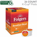 Keurig Dr Pepper . Folgers K-Cup Breakfast Blend Coffee, 4 / Carton, GMT3451CT