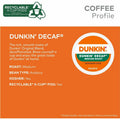 Keurig Dr Pepper . Dunkin' K-Cup Decaf Coffee, 4 / Carton, GMT0317CT