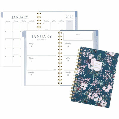 ACCO Cambridge Leah Bisch Weekly Monthly Planner, Calista Floral, 5 1/2", AAGLB40200
