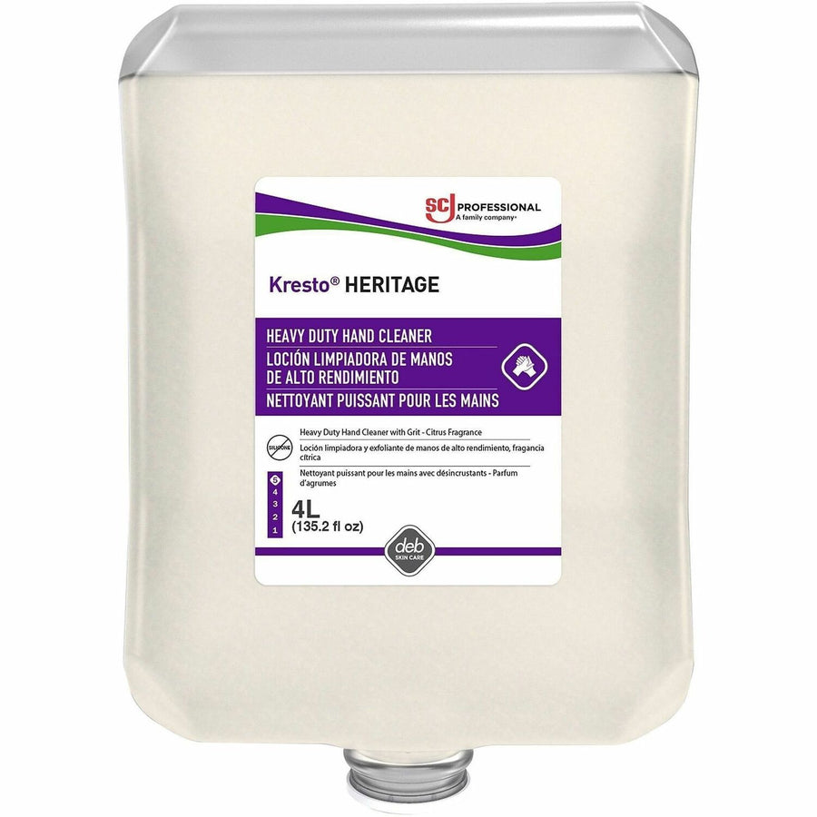 Kresto Super Heavy Duty Hand Cleanser, Off White, Silicone-free, 4 / Carton, SJN09104