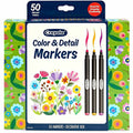 Crayola Color & Detail Marker Set, 50 / Pack, CYO586751