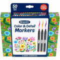 Crayola Color & Detail Marker Set, 50 / Pack, CYO586751
