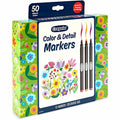 Crayola Color & Detail Marker Set, 50 / Pack, CYO586751