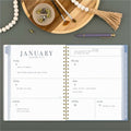 ACCO Cambridge Leah Bisch Weekly Monthly Planner, Ciara Stripe, 8 1/2", AAGLB42905