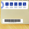 Brother Genuine P-touch TZeSE4 BK on WHT Tamper-Evident Label Tape, Laminated, 18mmX8m, White, BRTTZESE4G