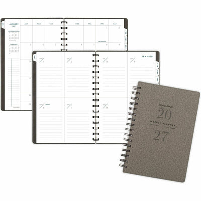 ACCO At-A-Glance Signature Large Wkly/Mthly Planner, Gray, 5 1/2", 12EA/CT — view 1