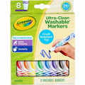 Crayola Crush Resistant Washable Toddler Markers, 8 / Pack, CYO811548