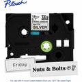 Brother P-touch Tze Label Tape, Matte Silver, BRTTZES941G