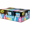 Crayola Washable Sidewalk Chalk, Assorted, 130 / Pack, CYO510817