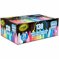 Crayola Washable Sidewalk Chalk, Assorted, 130 / Pack, CYO510817