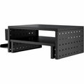 Kantek Pegboard Dual Monitor Risers & Accessories, Black, KTKPBS530