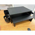 Kantek Pegboard Dual Monitor Risers & Accessories, Black, KTKPBS530