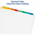 Avery Index Maker Index Divider, White, 8.50" Width x 11" Length, 8 / Set, AVE11407
