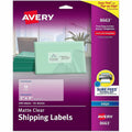 Avery Shipping Labels, Sure Feed, 2" x 4", 100 Clear Labels (18663), 250 / Pack, AVE8663