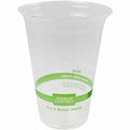 World Centric Compostable Clear Cold Cups, 1000 / Carton, WORCPCS16