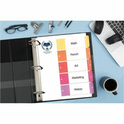 Avery Dividers, 5 Tabs, Ready Index, Multicolor Tabs (11131), 1 Set