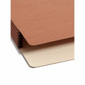 Smead Straight Tab Cut Legal Recycled File Pocket, Redrope, 8 1/2" Width x 14" Length, 10 / Box, SMD74234