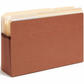 Smead Straight Tab Cut Legal Recycled File Pocket, Redrope, 8 1/2" Width x 14" Length, 10 / Box, SMD74234
