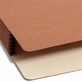 Smead Straight Tab Cut Legal Recycled File Pocket, Redrope, 8 1/2" Width x 14" Length, 10 / Box, SMD74234