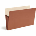 Smead Straight Tab Cut Legal Recycled File Pocket, Redrope, 8 1/2" Width x 14" Length, 10 / Box, SMD74234