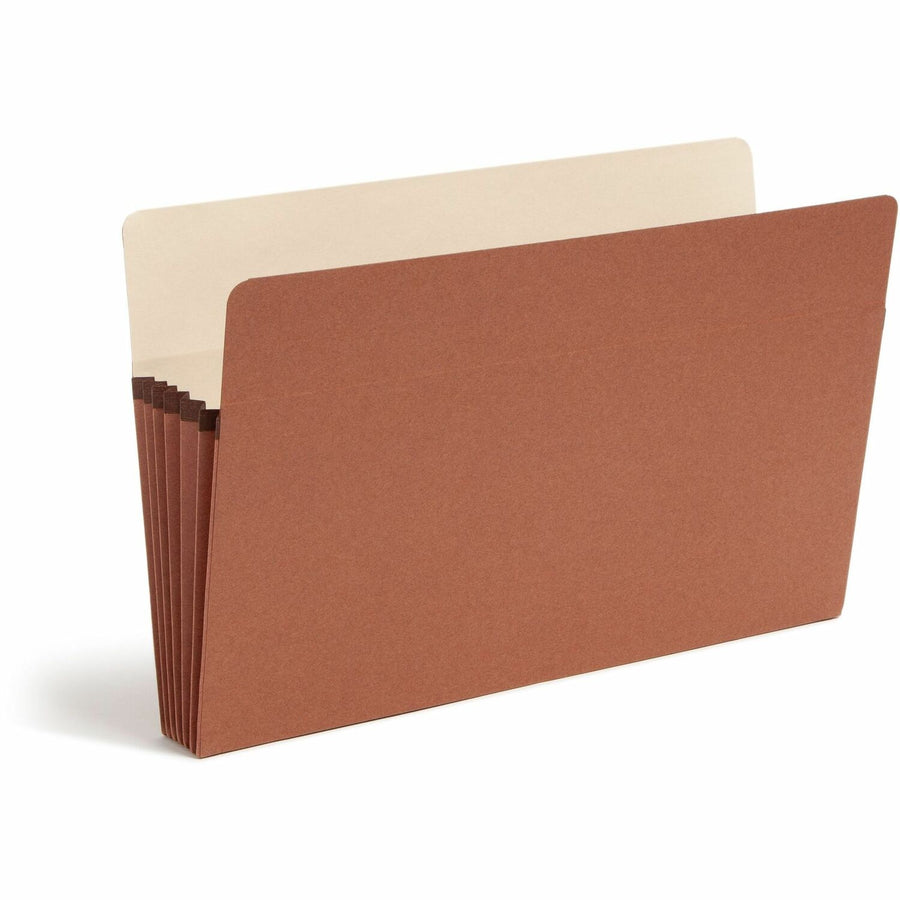 Smead File Pockets - Straight-Cut Tab, 14.75" x 9.5", Redrope, Reinforced Gusset, 10 / Box, SMD74234