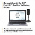 3M E-A-R UltraFit Earplugs, Blue, MMM3404007