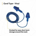 3M E-A-R UltraFit Earplugs, Blue, MMM3404007