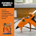 Gorilla Glue Dual Temp Mini Hot Glue Gun, Black, GOR115887