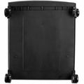 ERA Storex 2-Drawer Locking Mobile Filing Cabinet, Black, STX61312B01C