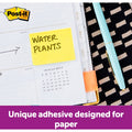 3M Post-it Greener Notes, Yellow, 1 Pack, MMM653RP-YW