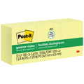 3M Post-it Greener Notes, Yellow, 1 Pack, MMM653RPYW