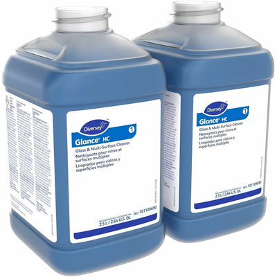 Diversey Care Glance Glass & Multi-Surface Cleaner, Blue, 2 / Carton, DVO101109690CT