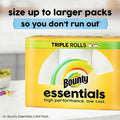 Procter & Gamble Bounty Essentials Select-A-Size, White, 2 / Pack, PGC14019