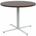 Safco Jurni Cafe Table with Round Top, Brown, SAFJN36RDX29CWN