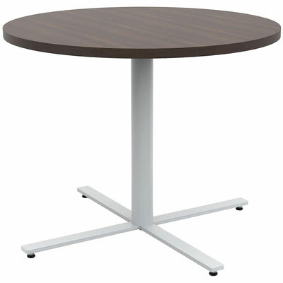 Safco Jurni Cafe Table with Round Top, Brown, SAFJN36RDX29CWN