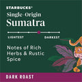 Starbucks K-Cup Sumatra Blend Coffee, 4 / Carton, SBK91281CT