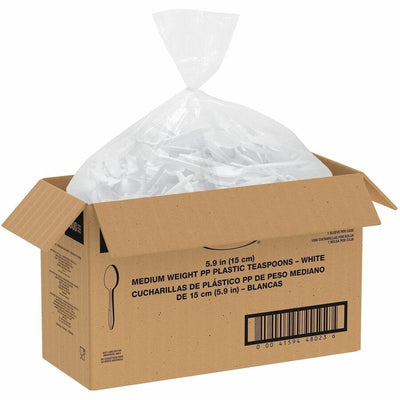 Dart Container Cutlery Disposable, White, 1 Carton, DCCS6OW