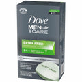 Unilever N.V Dove Men+Care Extra Fresh Body&Face Bars, Green, 6 / Pack, UNI01208