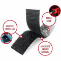 Velcro High-Strength Fastener, Black, 1 Box, VEK31306