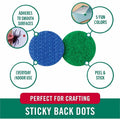 Velcro Sticky Back Hook&Loop Fasteners, Multicolor, 140 / Pack, VEK40063