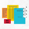 Wausau Paper AstroBrights 65 lb Cardstock, Assorted, 5 / Carton, WAU91560