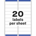 Avery Easy Peel Return Address Labels, Clear, 1000 / Box, AVE5661