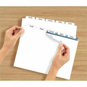 Avery® Print & Apply Clear Label Dividers - Index Maker Easy Apply Label Strip, 1 Pack