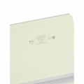 Smead Straight Tab Cut Letter Recycled Top Tab File Folder, Green, 8 1/2" Width x 11" Length, 25 / Box, SMD13200