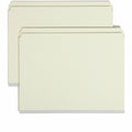 Smead Straight Tab Cut Letter Recycled Top Tab File Folder, Green, 8 1/2" Width x 11" Length, 25 / Box, SMD13200
