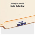 Smead BCCR Bar-Style Color-Coded Labels, Violet, 1 Roll, SMD67095