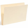 Smead Straight Tab Cut Legal Recycled File Pocket, Manila, 8 1/2" Width x 14" Length, 25 / Box, SMD76124